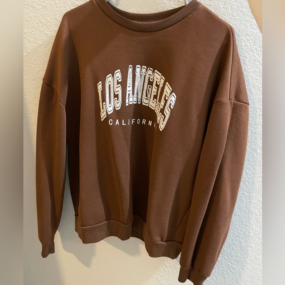 Vintage Los Angeles Brown Sweatshirt Womans